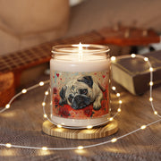 Pug Love Memorial Soy Candle – Heartfelt Gift for Dog Lovers