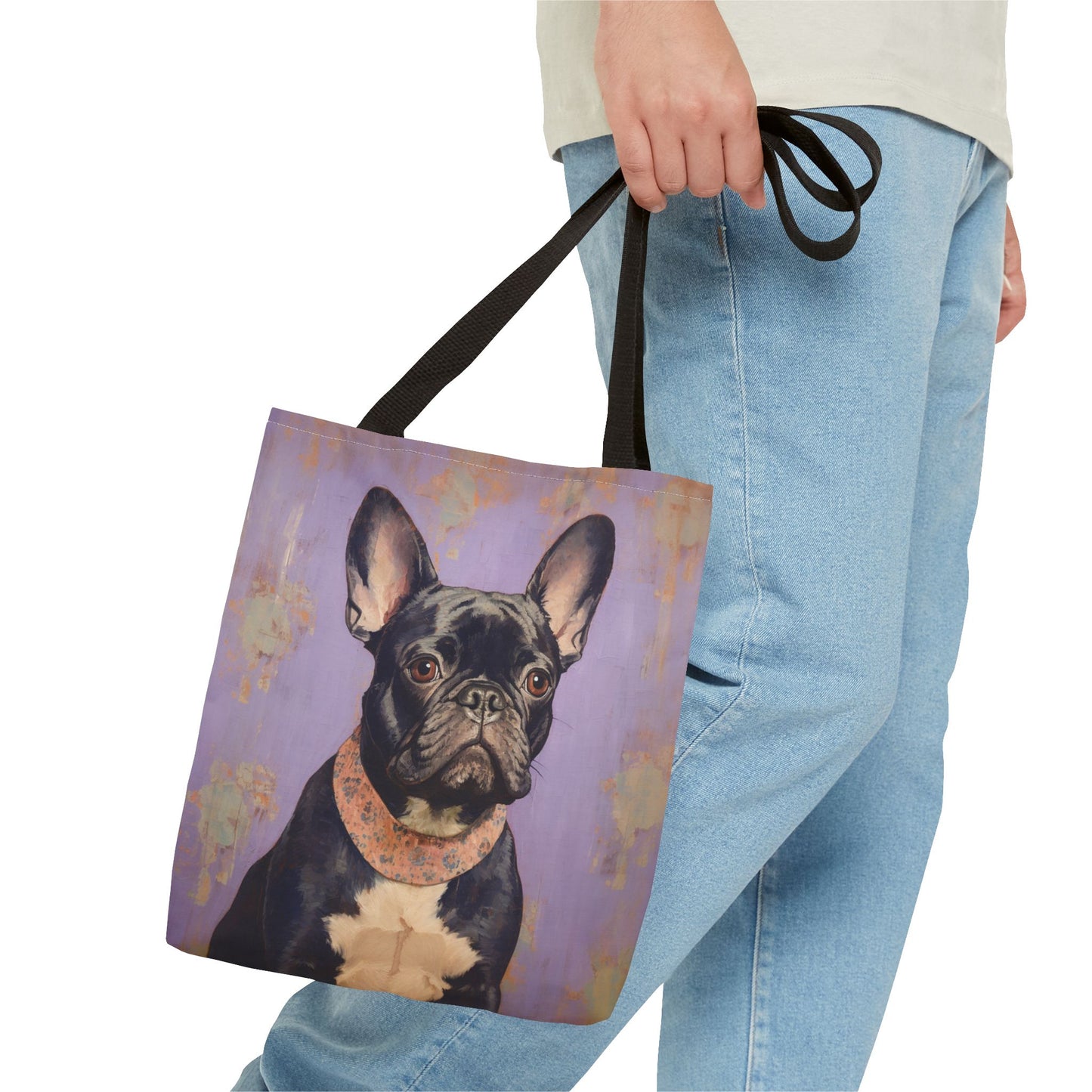 French Bulldog Art Tote Bag - Chic and Stylish For Dog Lovers