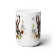 French Bulldog Holiday Mug – Festive Coffee Cup for Frenchie Lovers