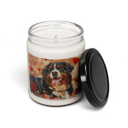 Bernese Mountain Dog Love Candle – Heartfelt Art & Cozy Scents