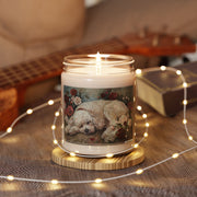 Elegant Poodle Soy Candle – Vintage Art Gift for Dog Lovers