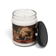 Havanese Puppy Candle – Vintage Floral Design, Pet Lover Gift