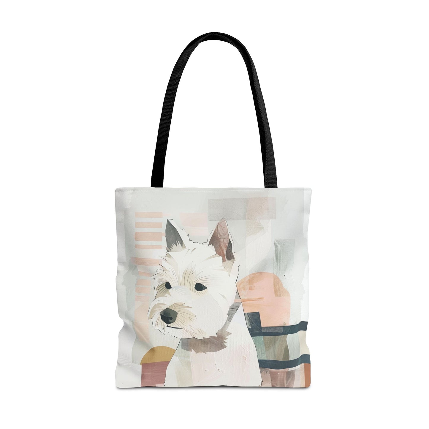 Westie Love Tote Bag - Stylish Canvas Shopping Bag for Pet Enthusiasts