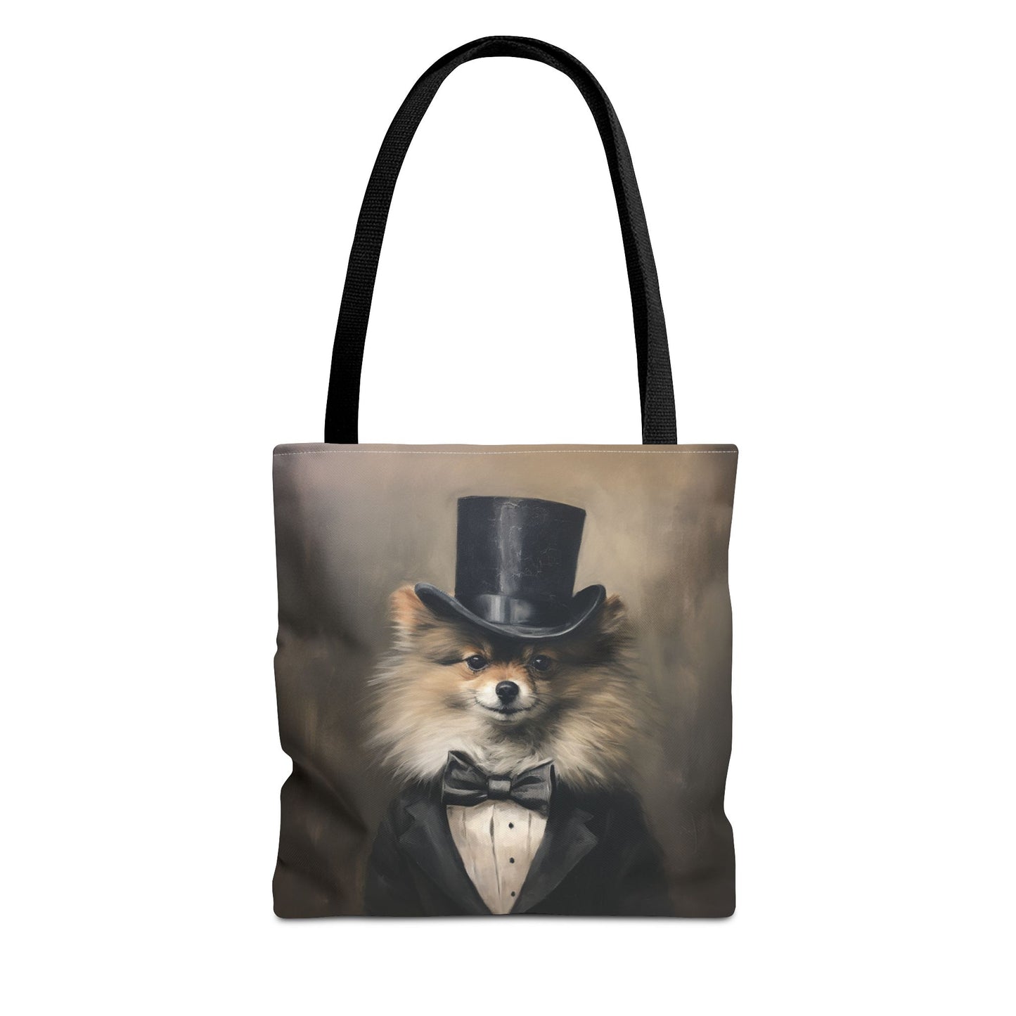 Regal Pomeranian Tote Bag, Eco-Friendly Canvas for Dog Lovers