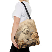 Old English Sheepdog Rustic Autumn Tote Bag, Cozy and Versatile Design