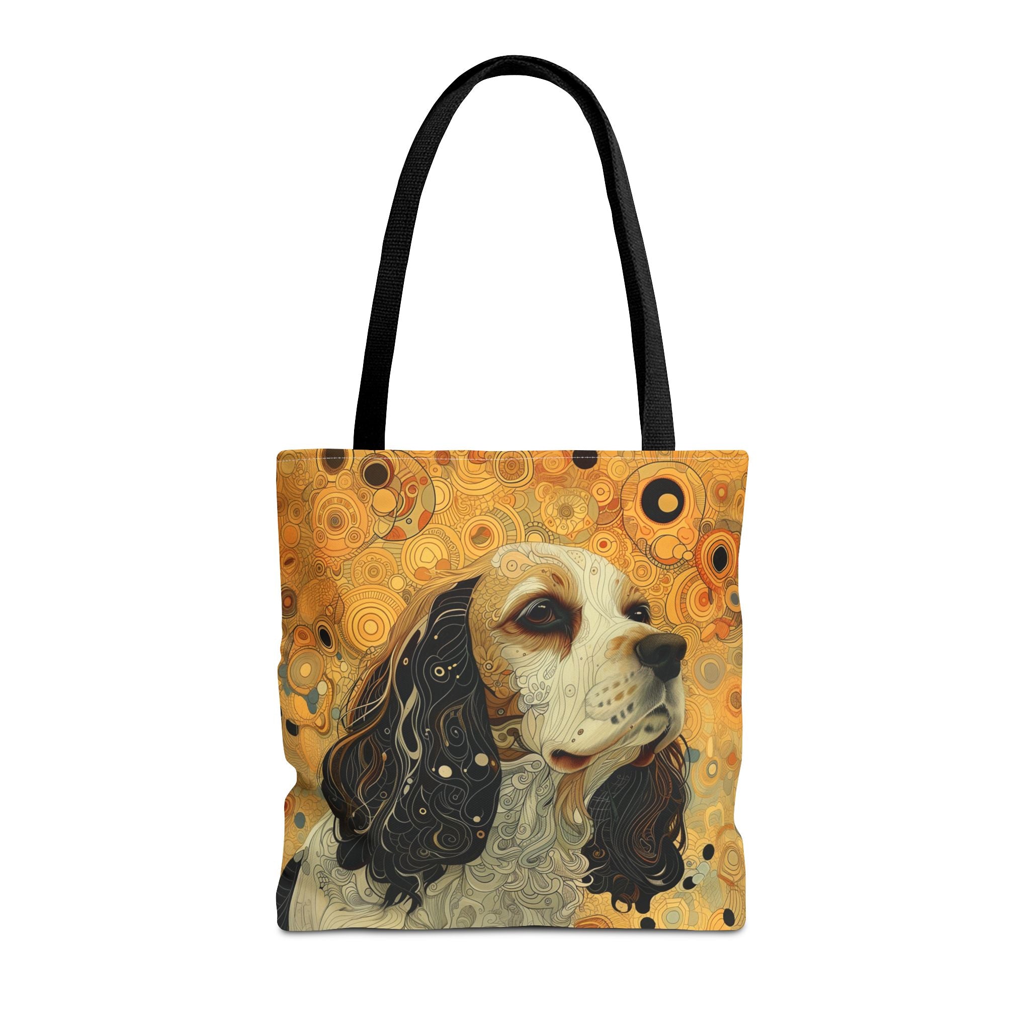 Cocker Spaniel Art Tote Bag, Vibrant Eco-Friendly Shopping Bag