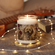 Cockapoo Candle Gift - Vintage Art Design for Dog Lovers