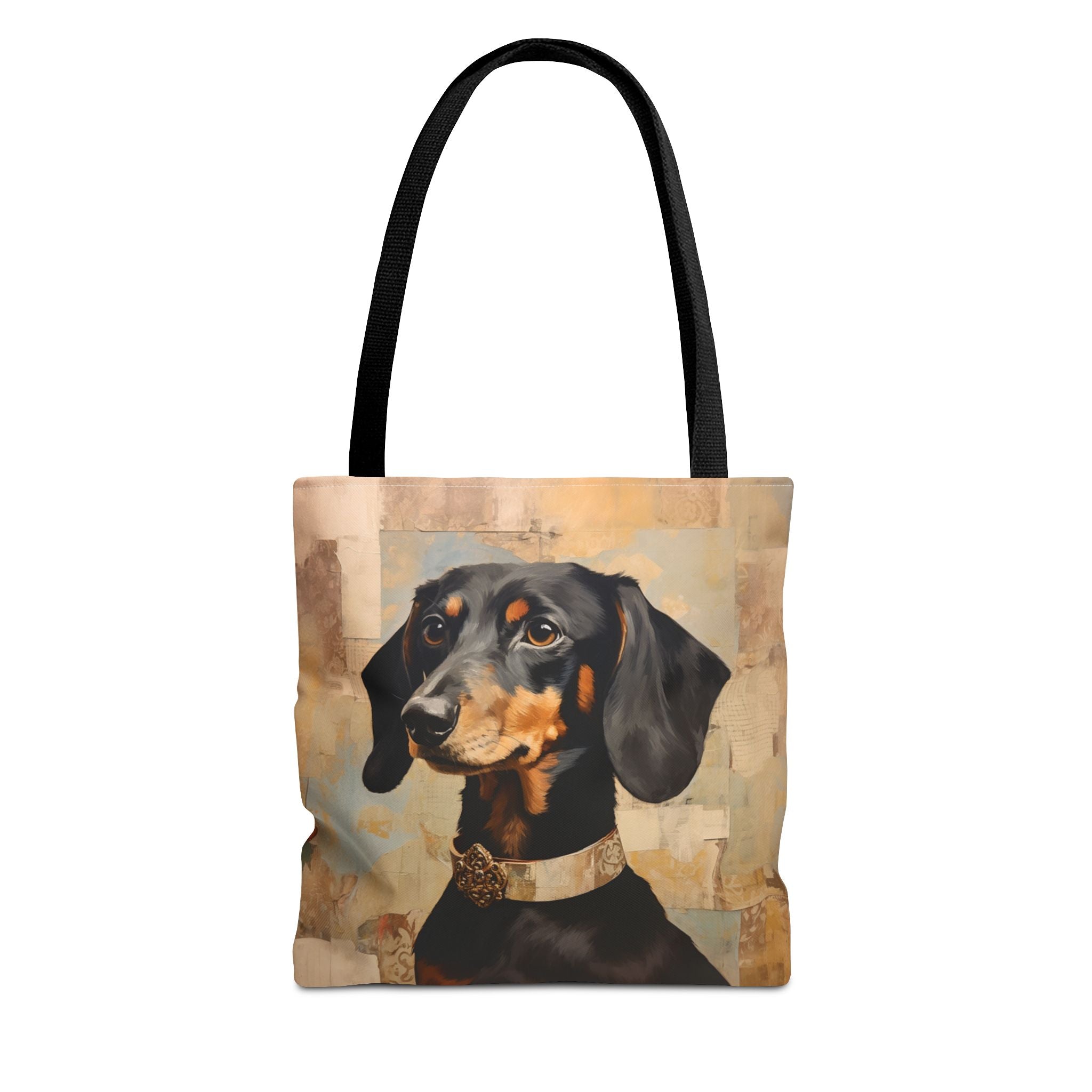 Dashing Dachshund Canvas Tote Bag, Stylish Gift for Dog Lovers