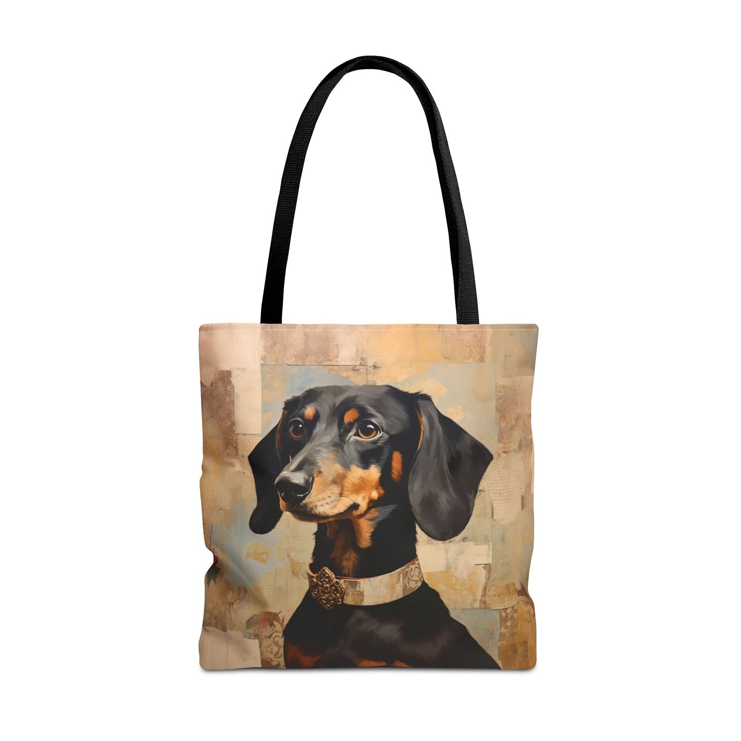 Dashing Dachshund Canvas Tote Bag, Stylish Gift for Dog Lovers