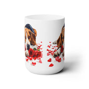 Beagle Love Valentine's Day Mug - Perfect for Dog Moms & Lovers