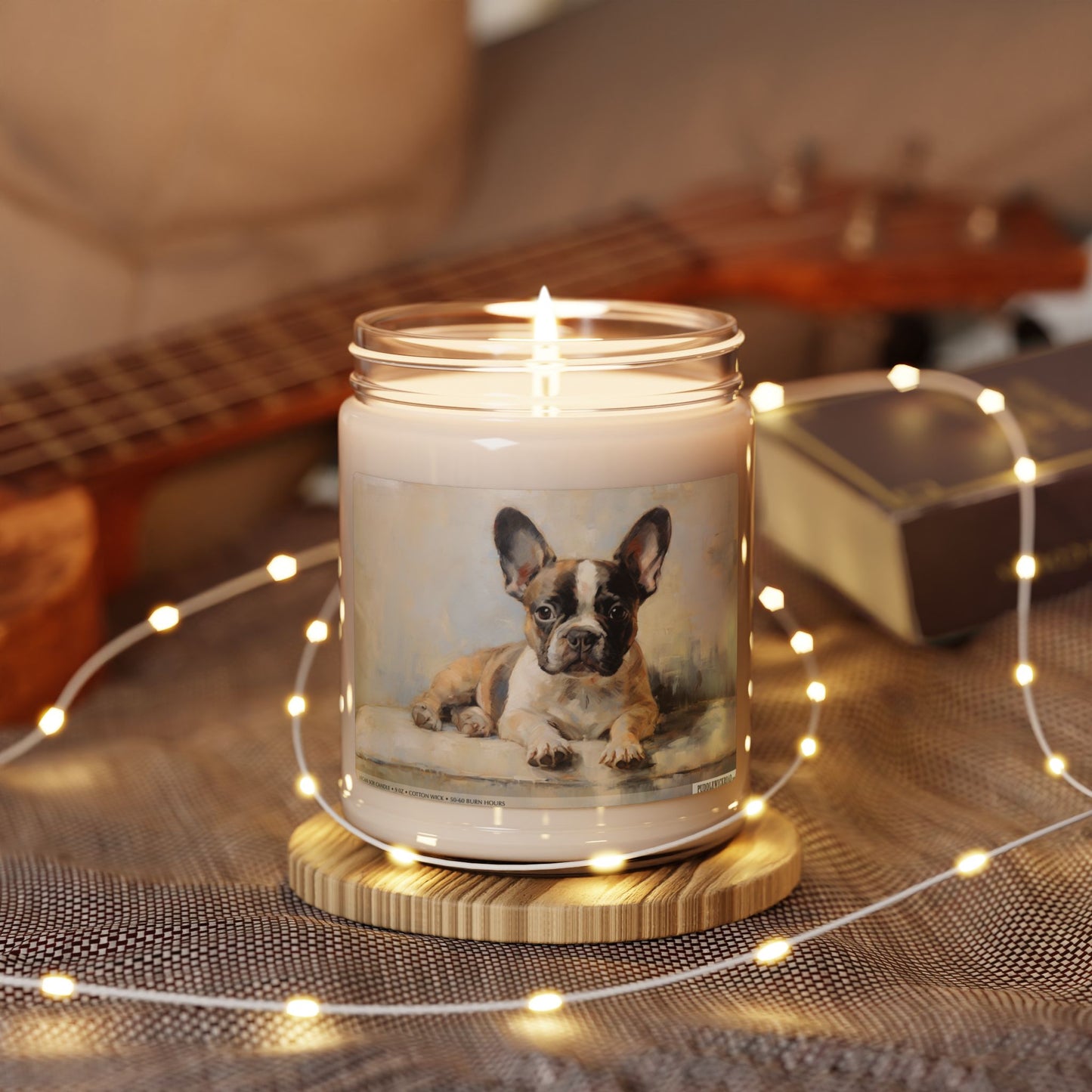 French Bulldog Soy Candle - Memorial Gift for Dog Lovers