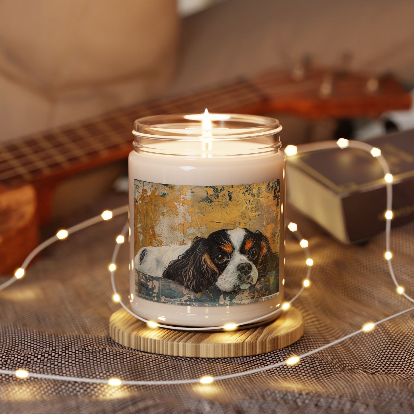 Cavalier King Charles Spaniel Candle – Artisan Soy Candle Gift