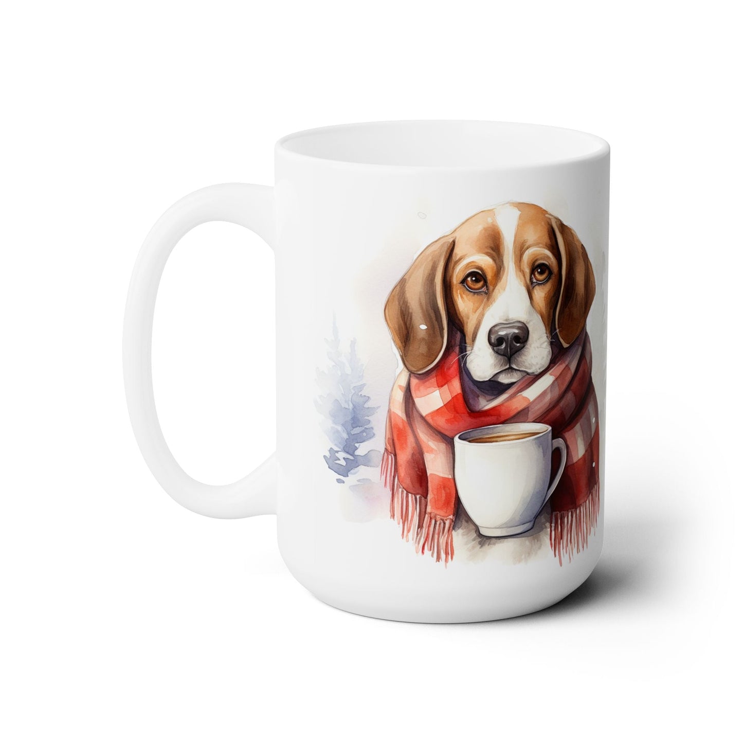 Beagle Lover's Cozy Winter Mug – Perfect Gift for Dog Moms