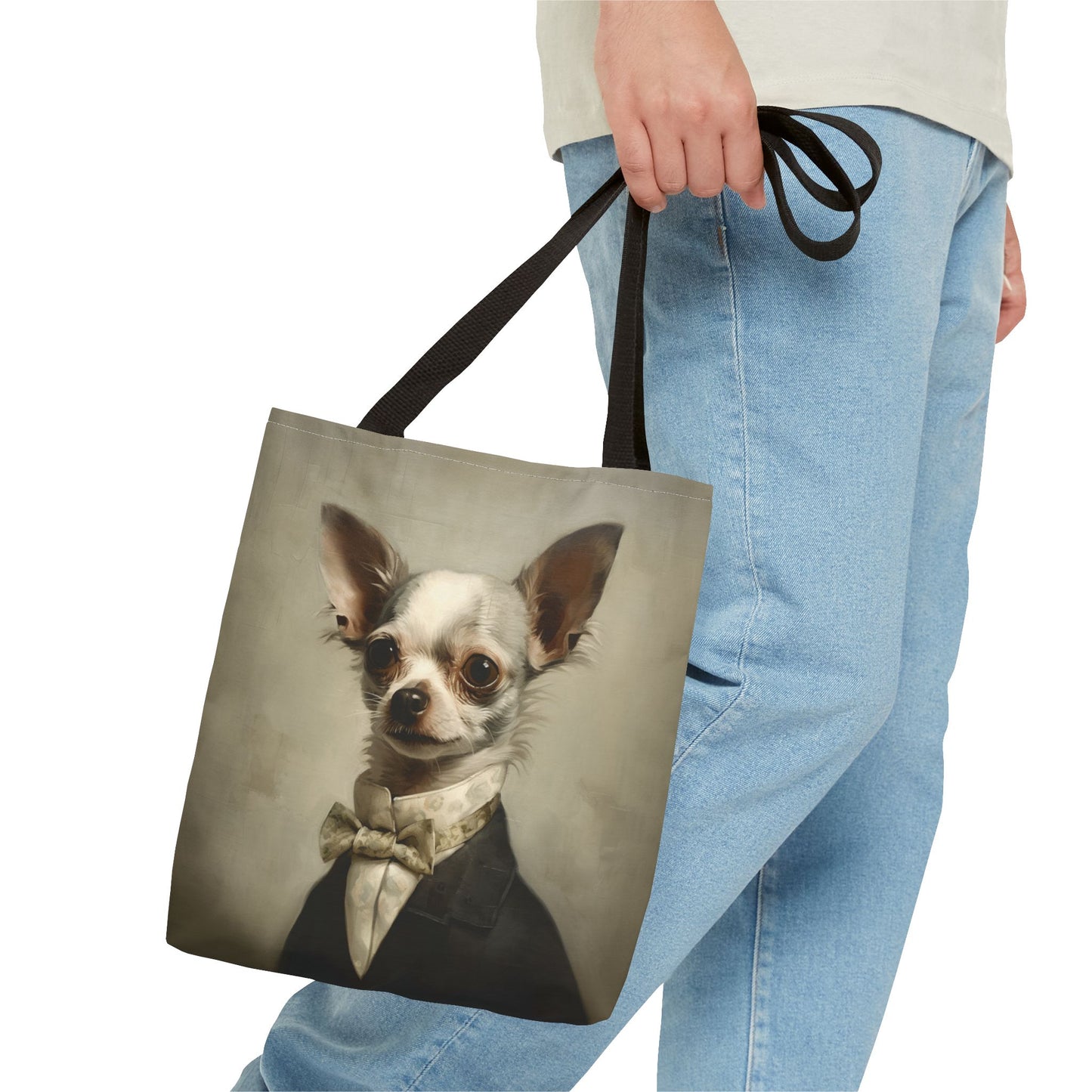 Charming Chihuahua Tote Bag – Eco-Friendly Canvas for Dog Lovers