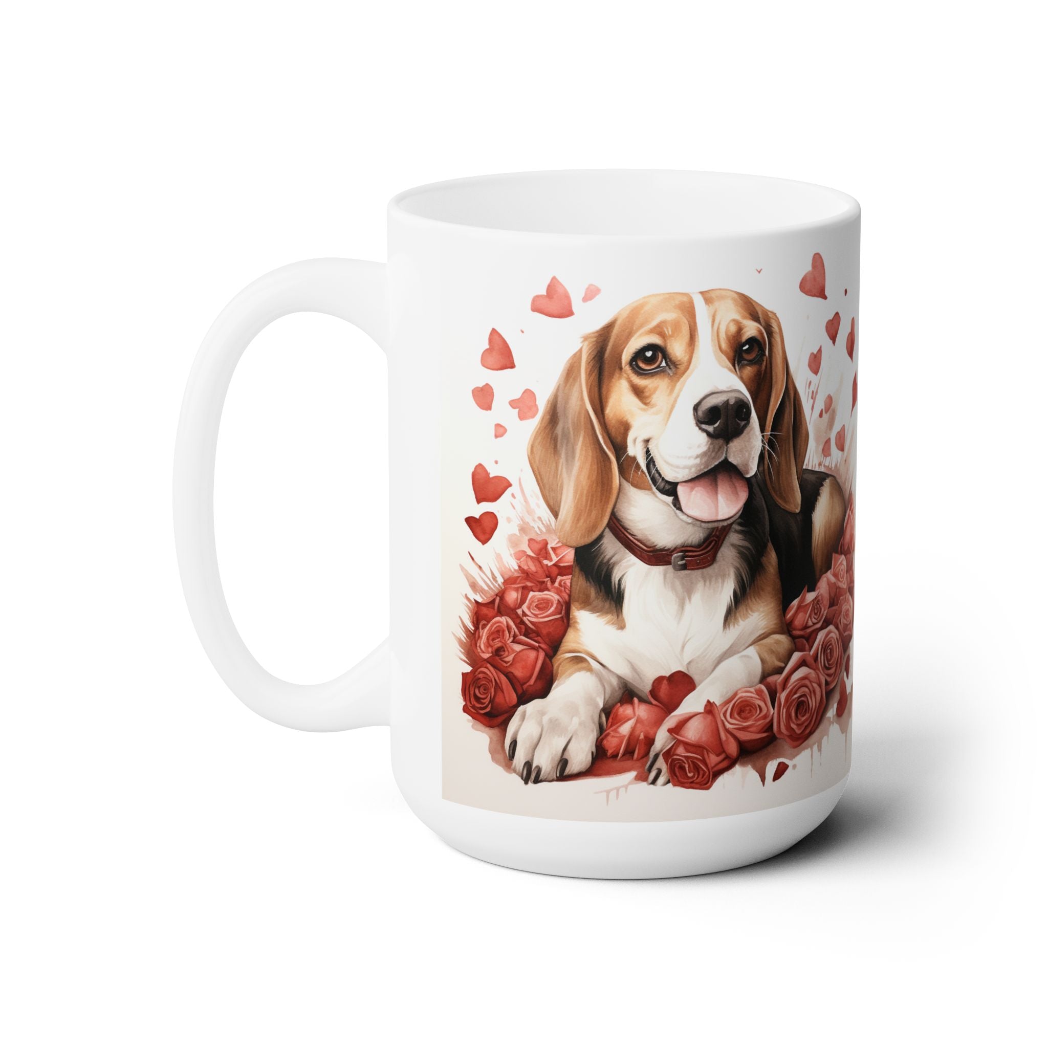 Beagle Love Mug - Valentine's Day Gift for Beagle Lovers