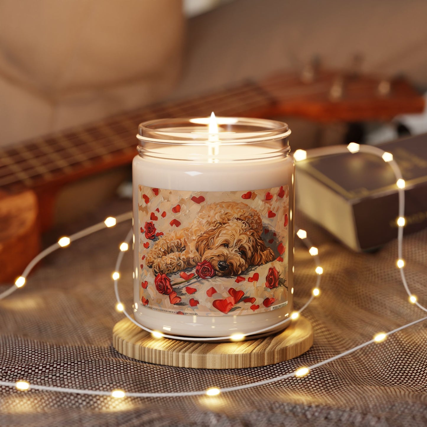 Golden Goldendoodle Candle – Heartfelt Pet Lover Gift