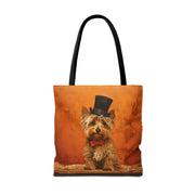 Yorkshire Terrier Dapper Dog Tote, Eco-Friendly Grocery Bag