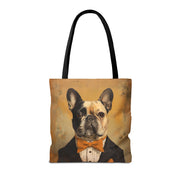 Charming French Bulldog Tote Bag - Artistic and Eco-Friendly