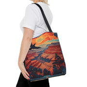 Grand Canyon Sunset Eagle Tote Bag - Eco-Friendly Nature Lover Gift