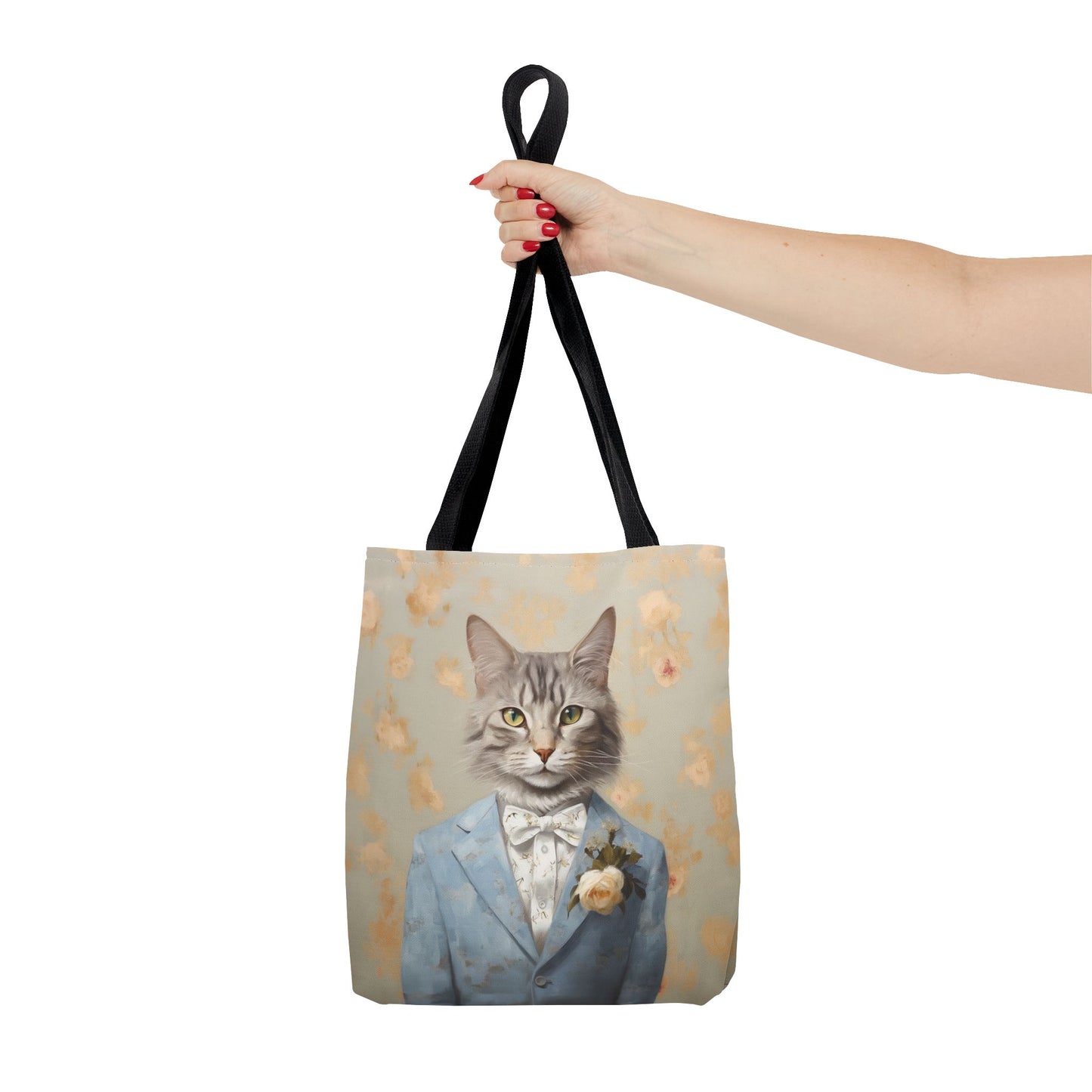 Sophisticated Maine Coon Tote Bag - Wedding-Inspired Cat Lover Gift