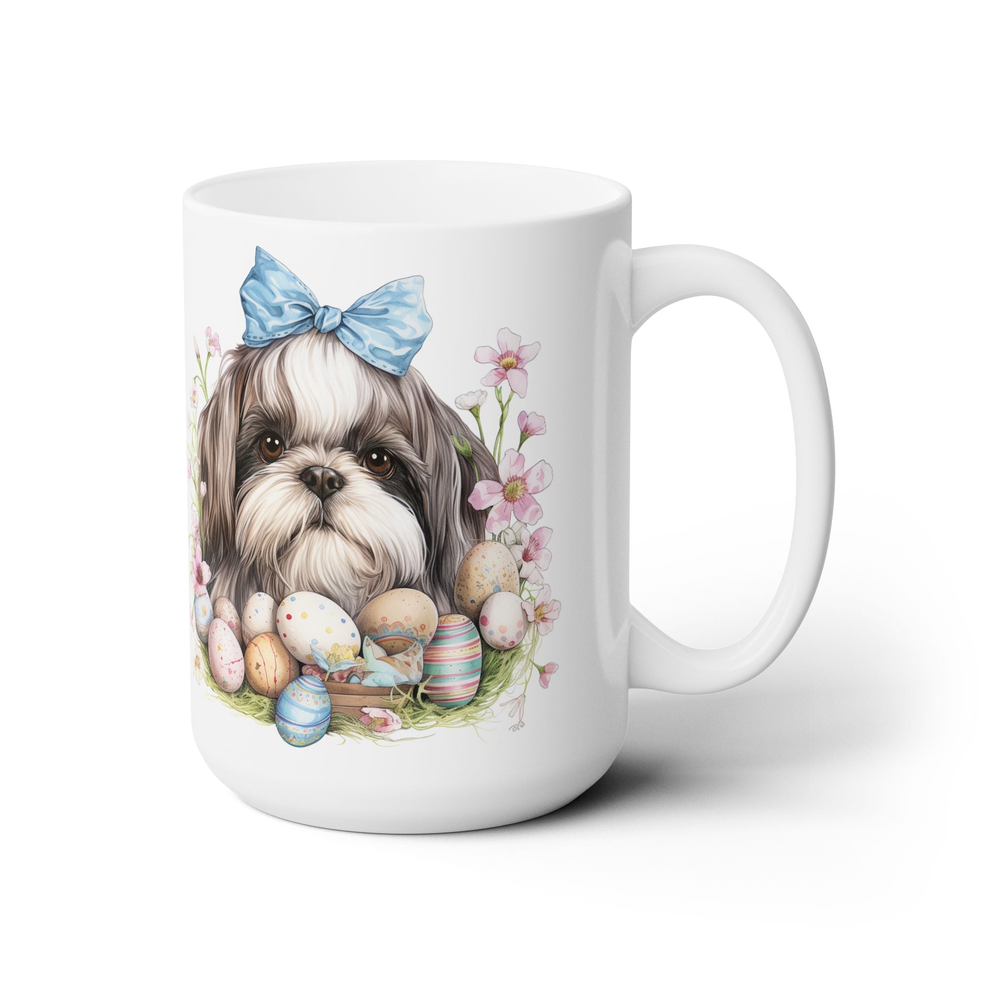 Shih Tzu Easter Delight Mug – Perfect for Dog Lovers & Spring Festivities