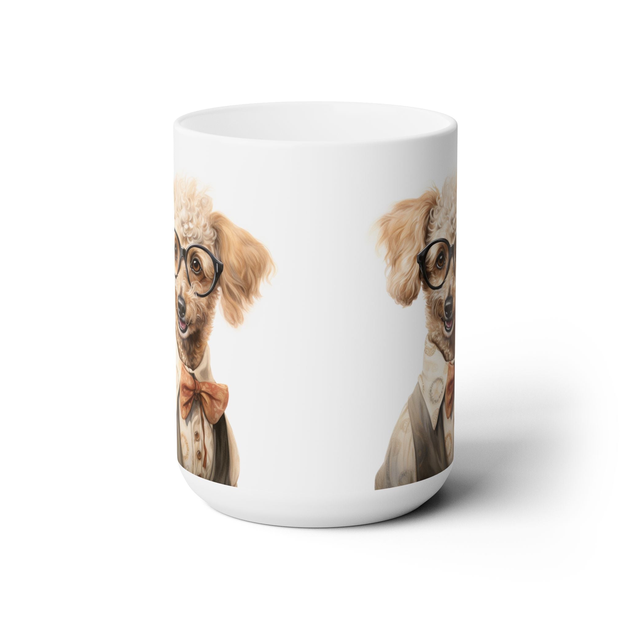 Poodle Professor Mug - Adorable Dog Lover Gift for Coffee Enthusiasts