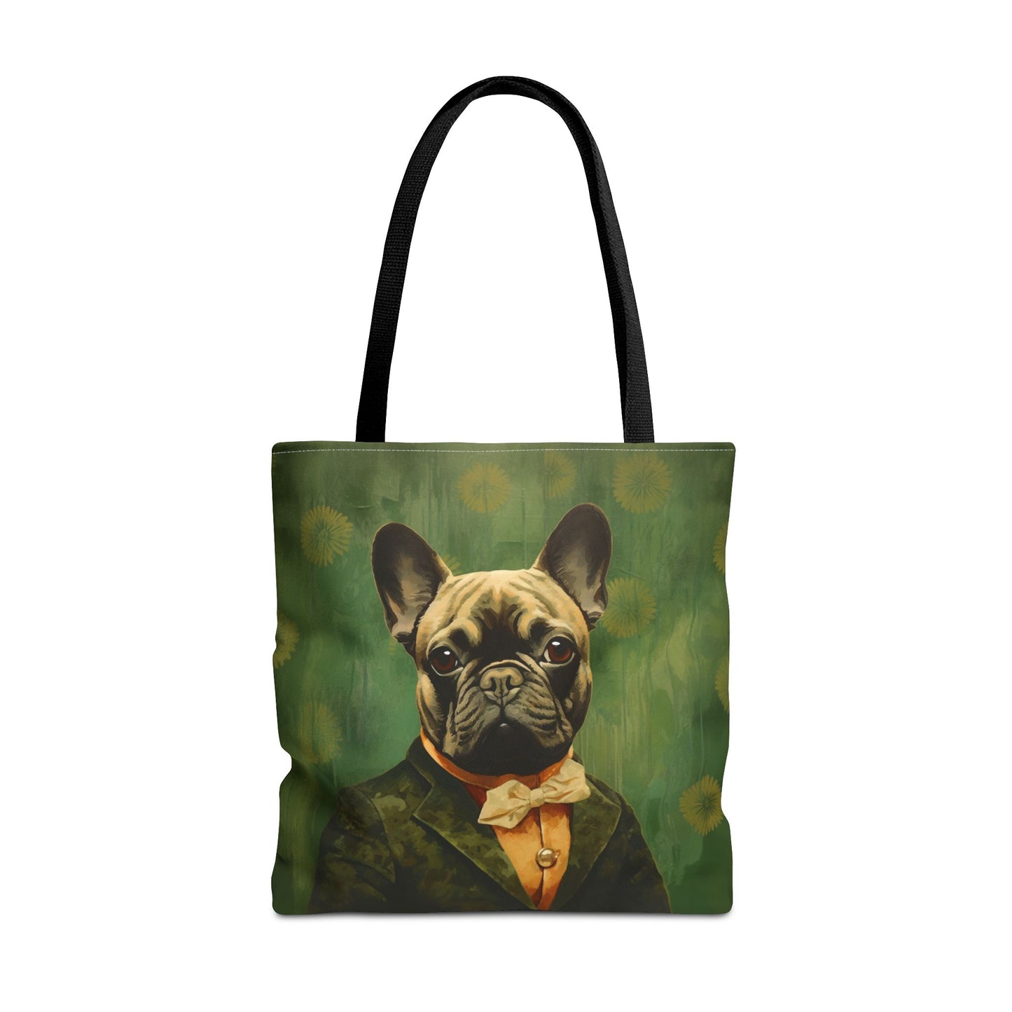 French Bulldog Canvas Tote Bag - Eco-Friendly Chic for Dog Lovers