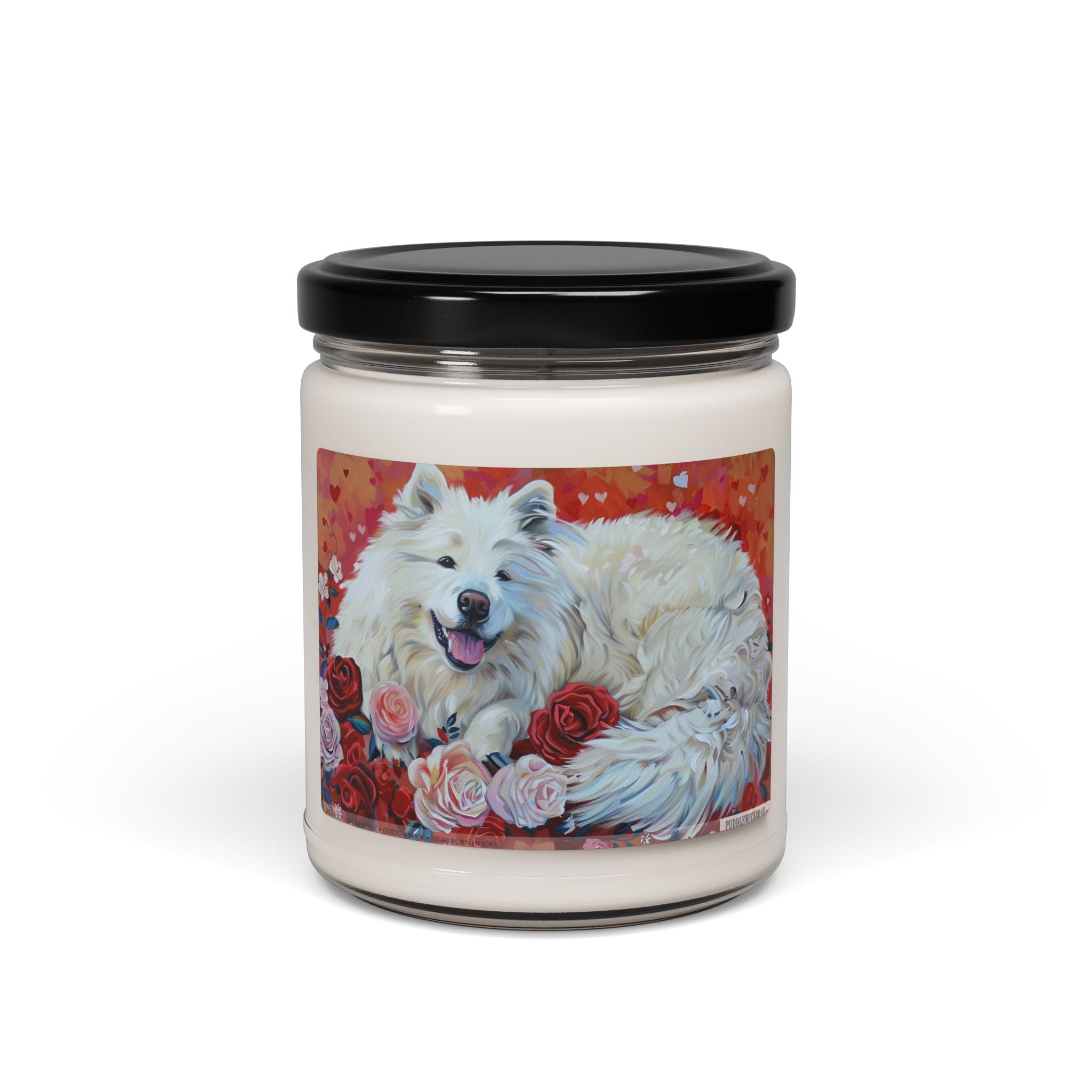 Samoyed Bliss Scented Candle - Cozy Gift for Dog Lovers & Pet Parents