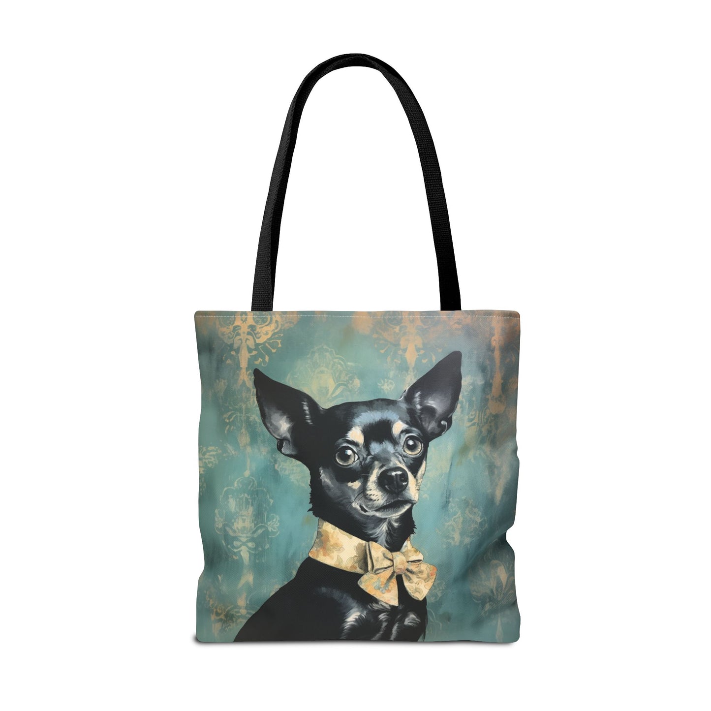 Dapper Chihuahua Tote Bag – Elegant Eco-Friendly Canvas for Dog Lovers