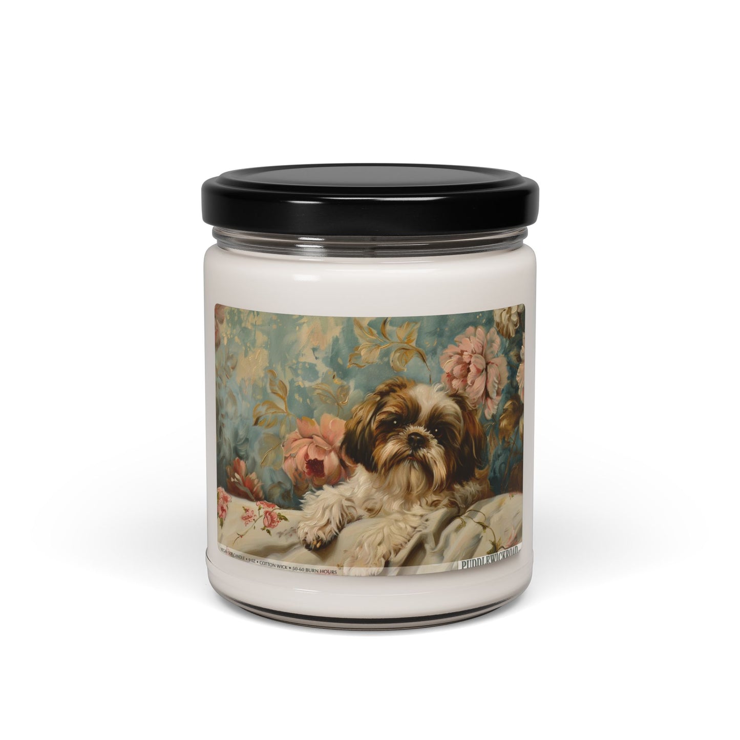 Shih Tzu Elegance Vintage Candle - Delightful Dog Lover Gift