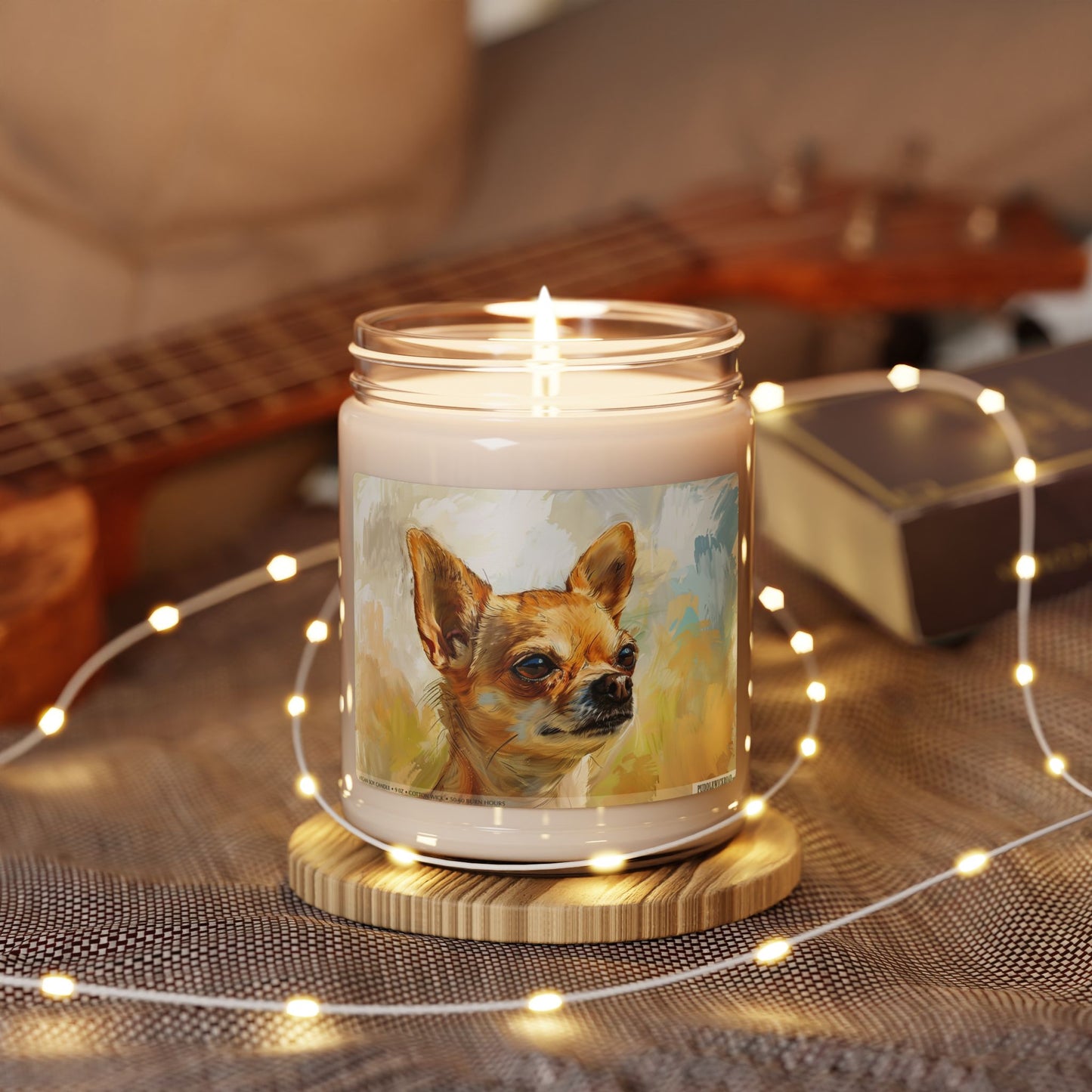 Charming Chihuahua Soy Candle – Vintage Dog Lover Gift