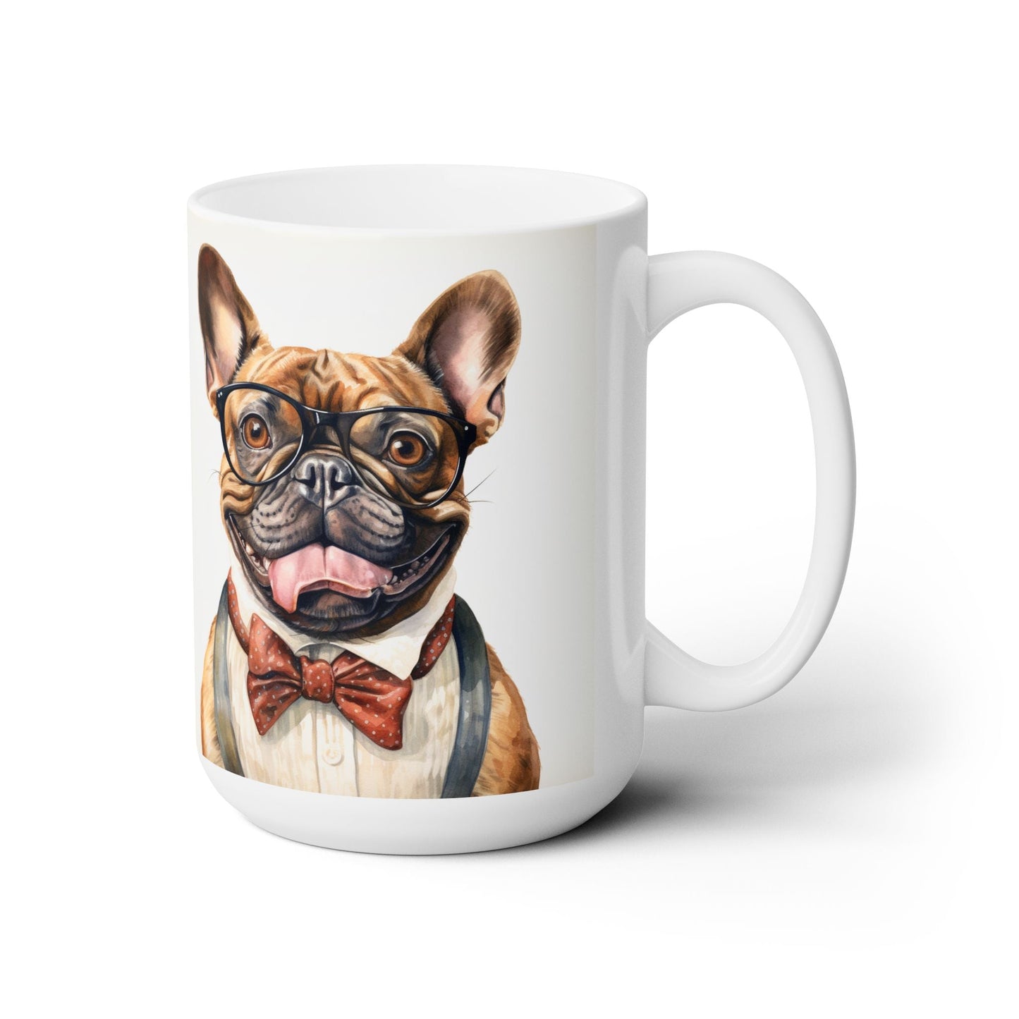 Frenchie Professor Coffee Mug – Stylish Gift for Dog Lovers