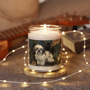 Shih Tzu Vintage Art Candle - Pet Memorial & Gift