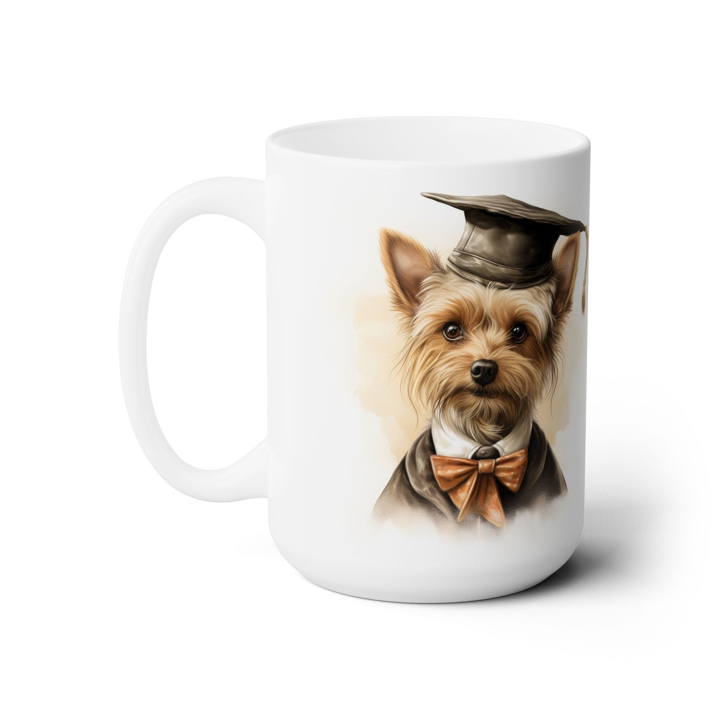 Yorkie Graduation Mug – Adorable Yorkshire Terrier Gift for Dog Lovers