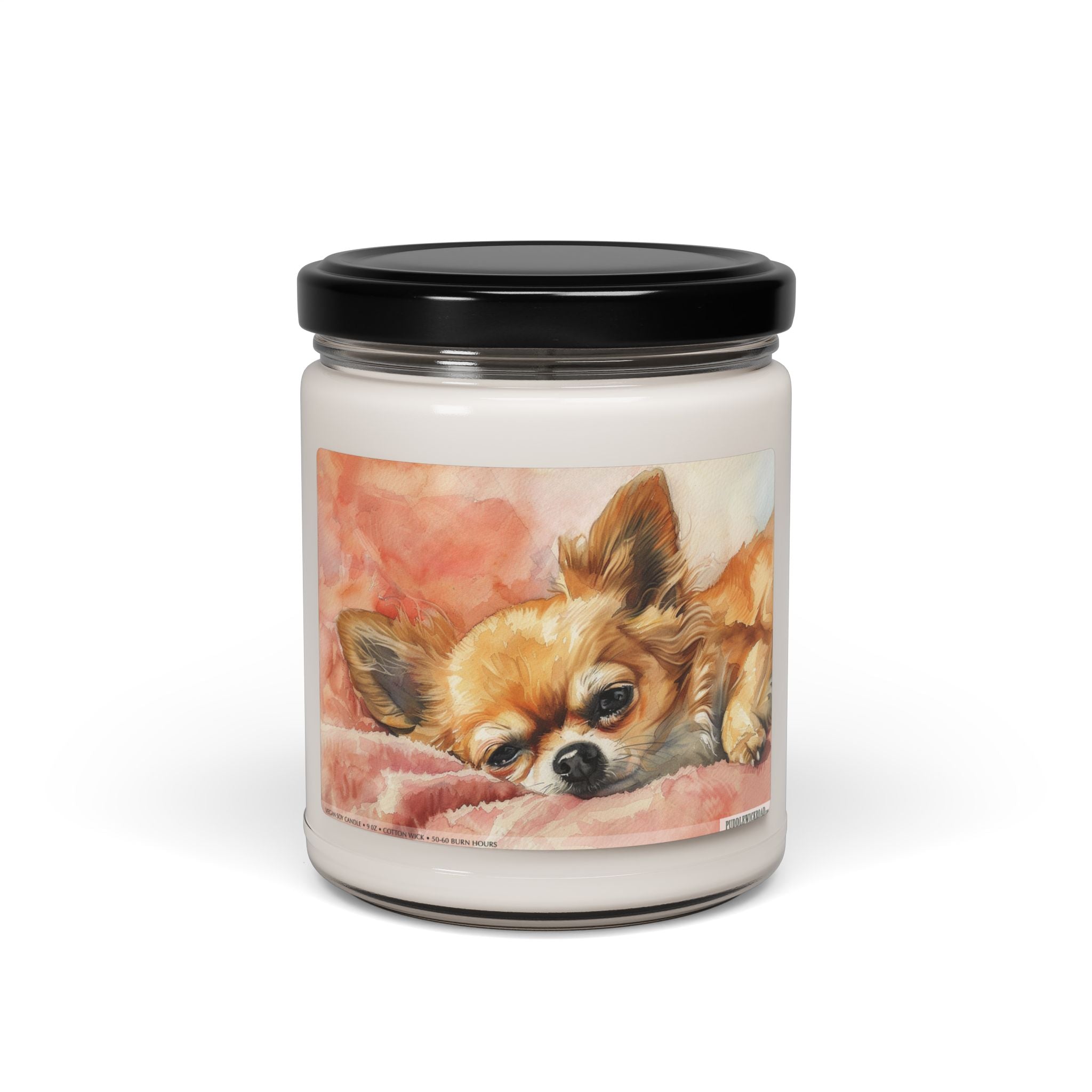 Charming Chihuahua Soy Candle – Cozy Gift for Dog Lovers