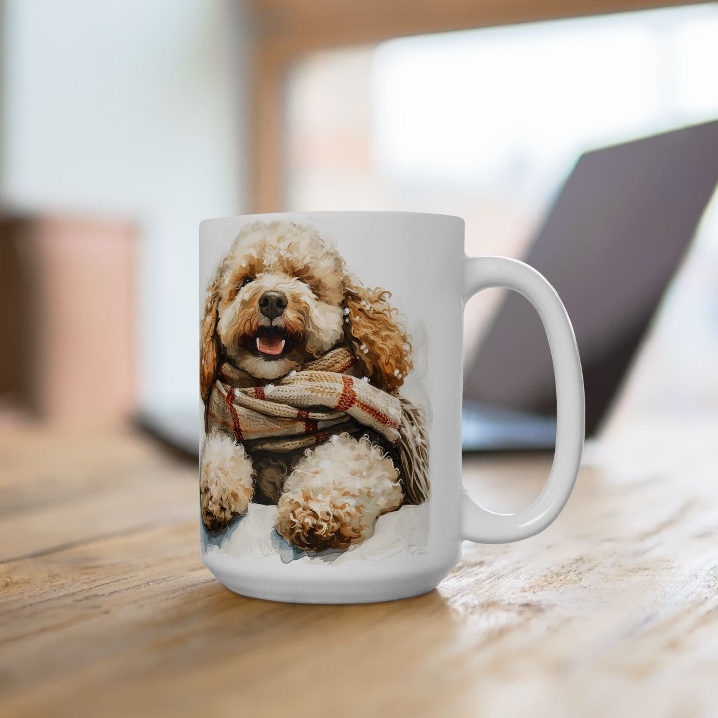 Cozy Poodle Coffee Mug - Perfect for Dog Lovers & Gift Giving