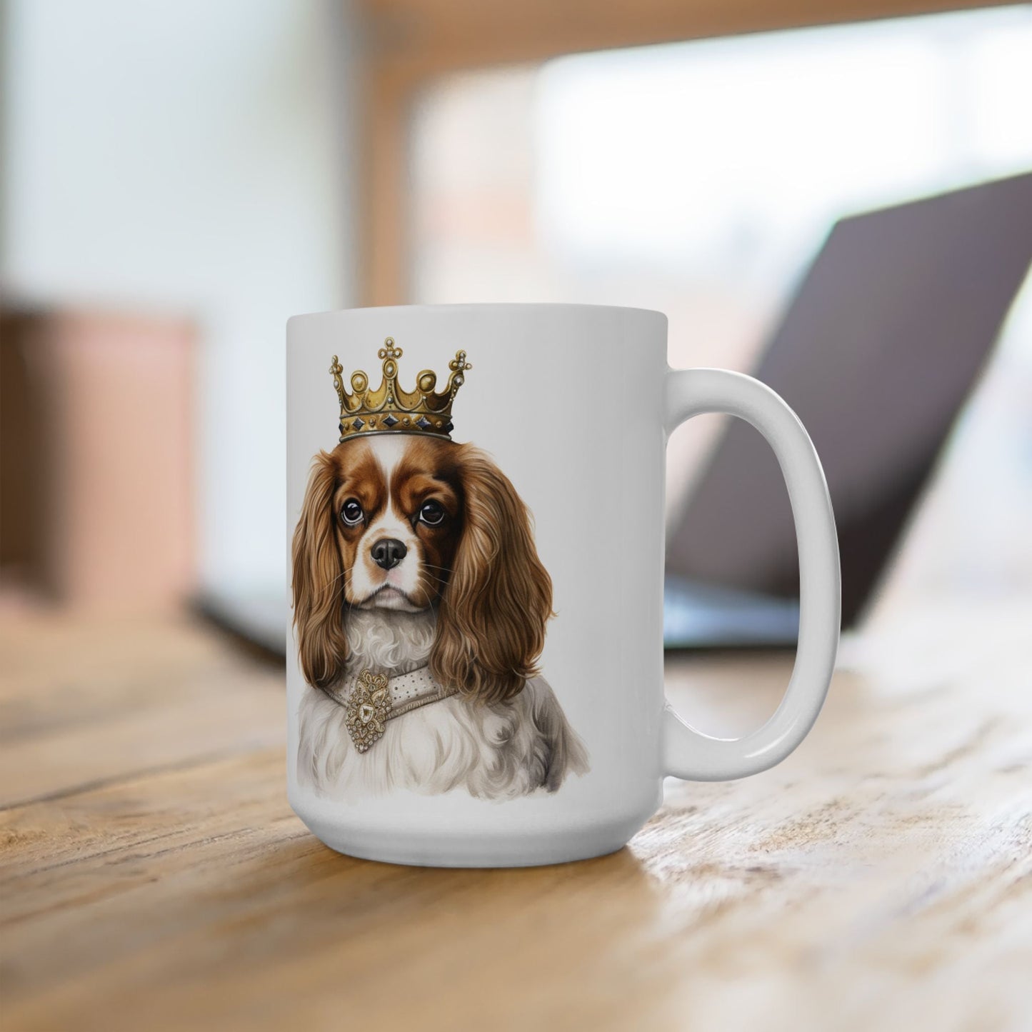 Cavalier King Charles Spaniel Royalty Mug – Elegant Dog Lover Gift