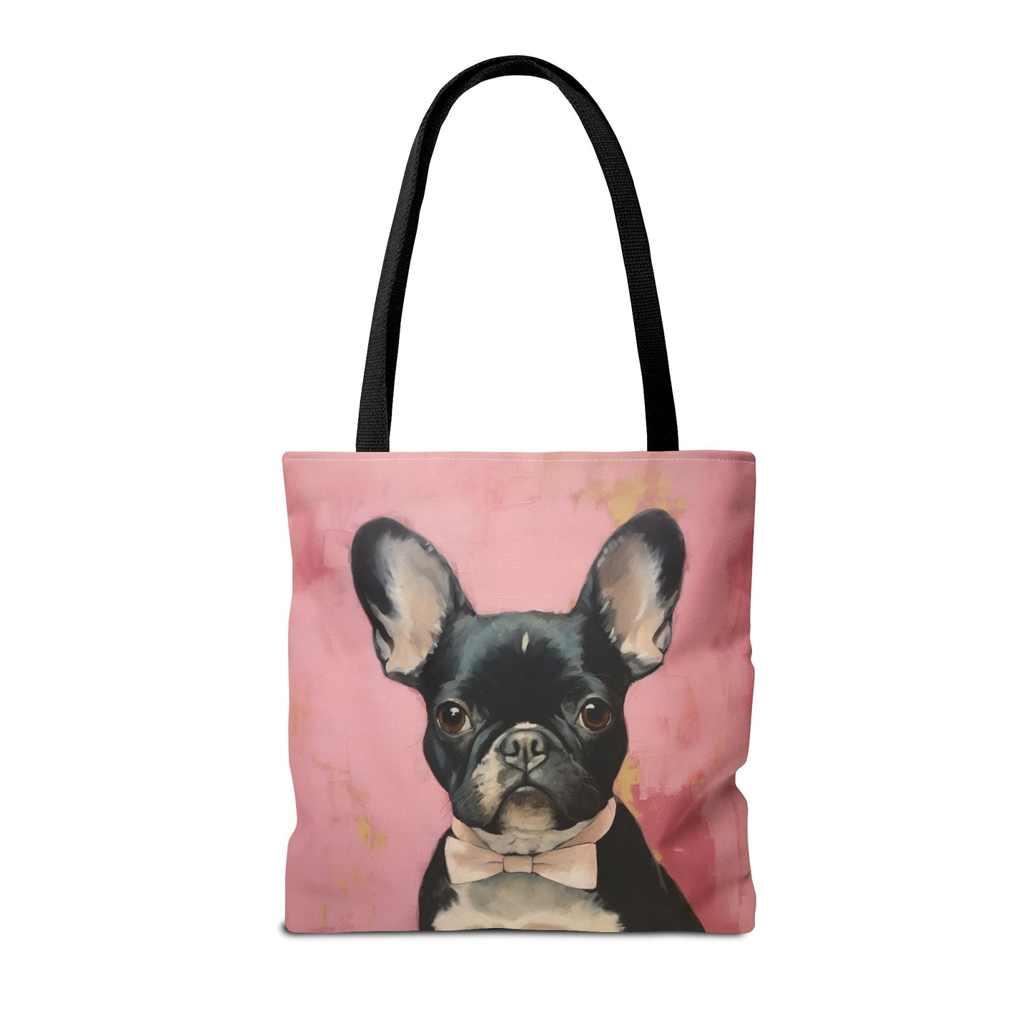 Elegant Frenchie Canvas Tote Bag – Stylish Gift for Dog Lovers