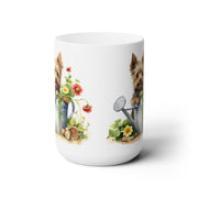 Yorkie Gardener Mug – Yorkshire Terrier Coffee Cup for Dog Lovers