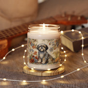 Shih Tzu Vintage Floral Candle - Pet Lover Gift