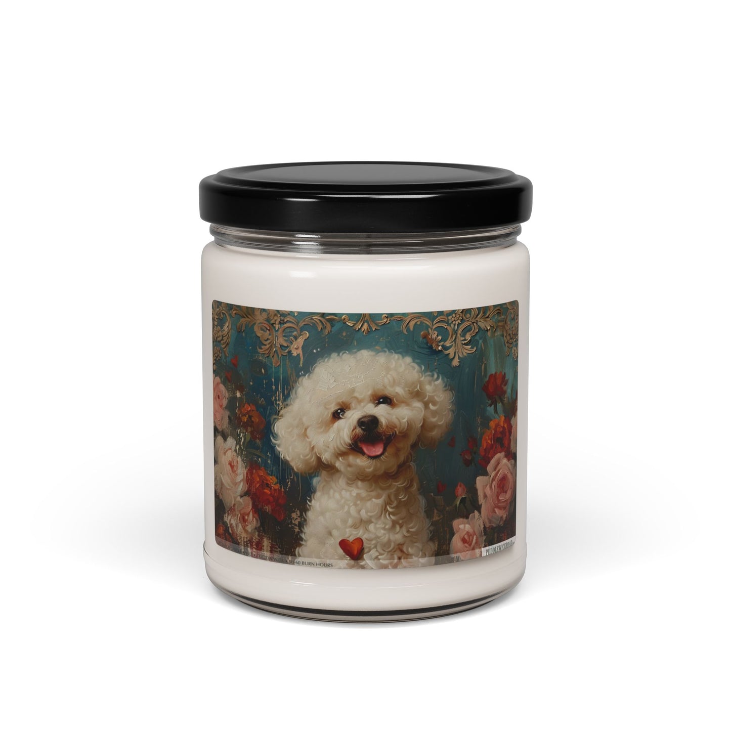 Bichon Bliss Vintage Candle – Soy Pet Lover Gift