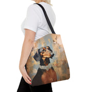 Elegant Dachshund Tote Bag - Artistic Design for Dog Lovers