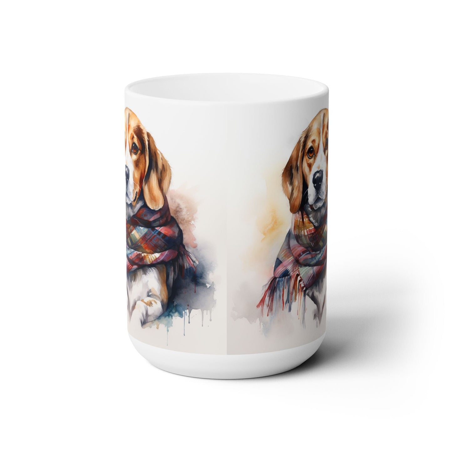 Beagle Lover's Cozy Scarf Mug – Perfect Dog Mom Gift