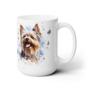 Yorkie Charm Winter Mug - Adorable Yorkshire Terrier Design