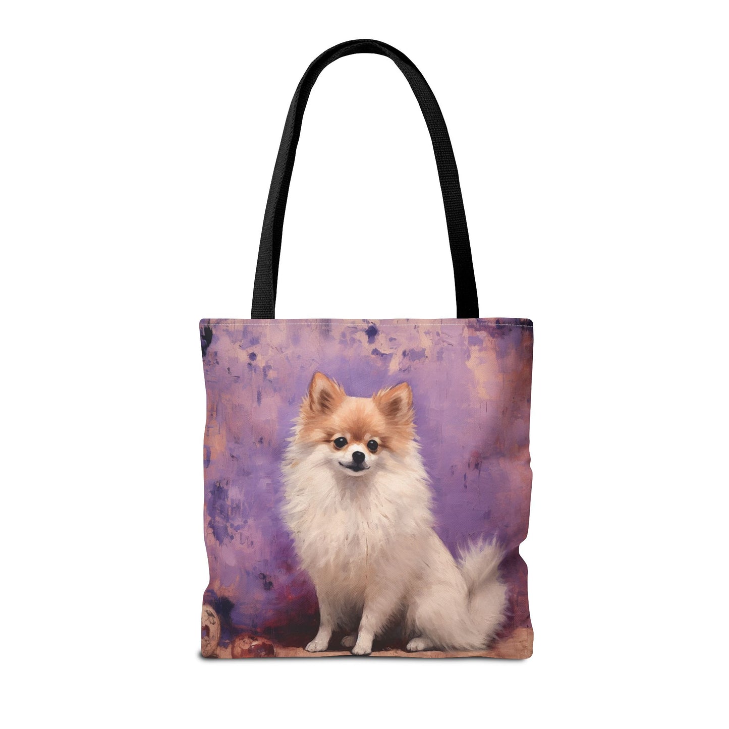 Pomeranian Canvas Tote Bag, Adorable Dog Lover's Eco Gift