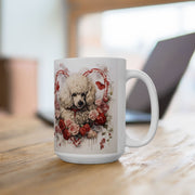 Elegant Poodle Valentine's Mug – Perfect for Dog Lovers