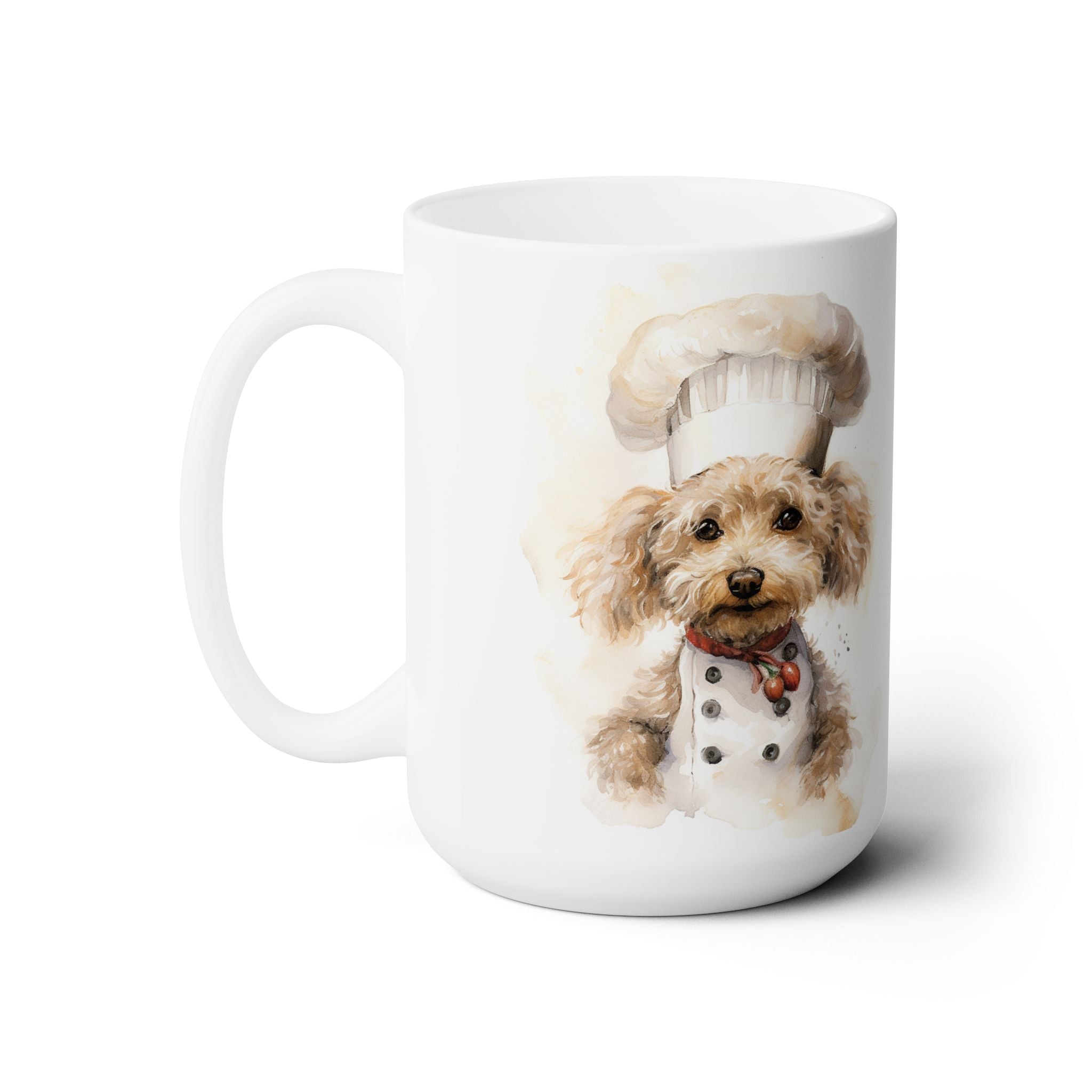 Poodle Chef Coffee Mug - Adorable Poodle Mom Gift for Dog Lovers