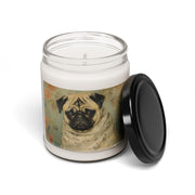 Pug Portrait Scented Candle – Pet Lover Gift & Memorial Keepsake