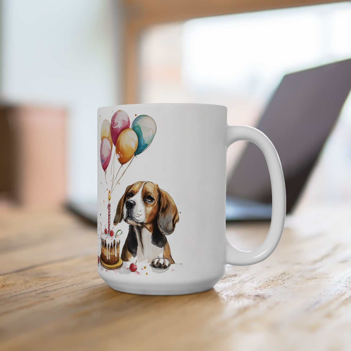 Beagle Birthday Celebration Mug - Perfect Gift for Dog Lovers