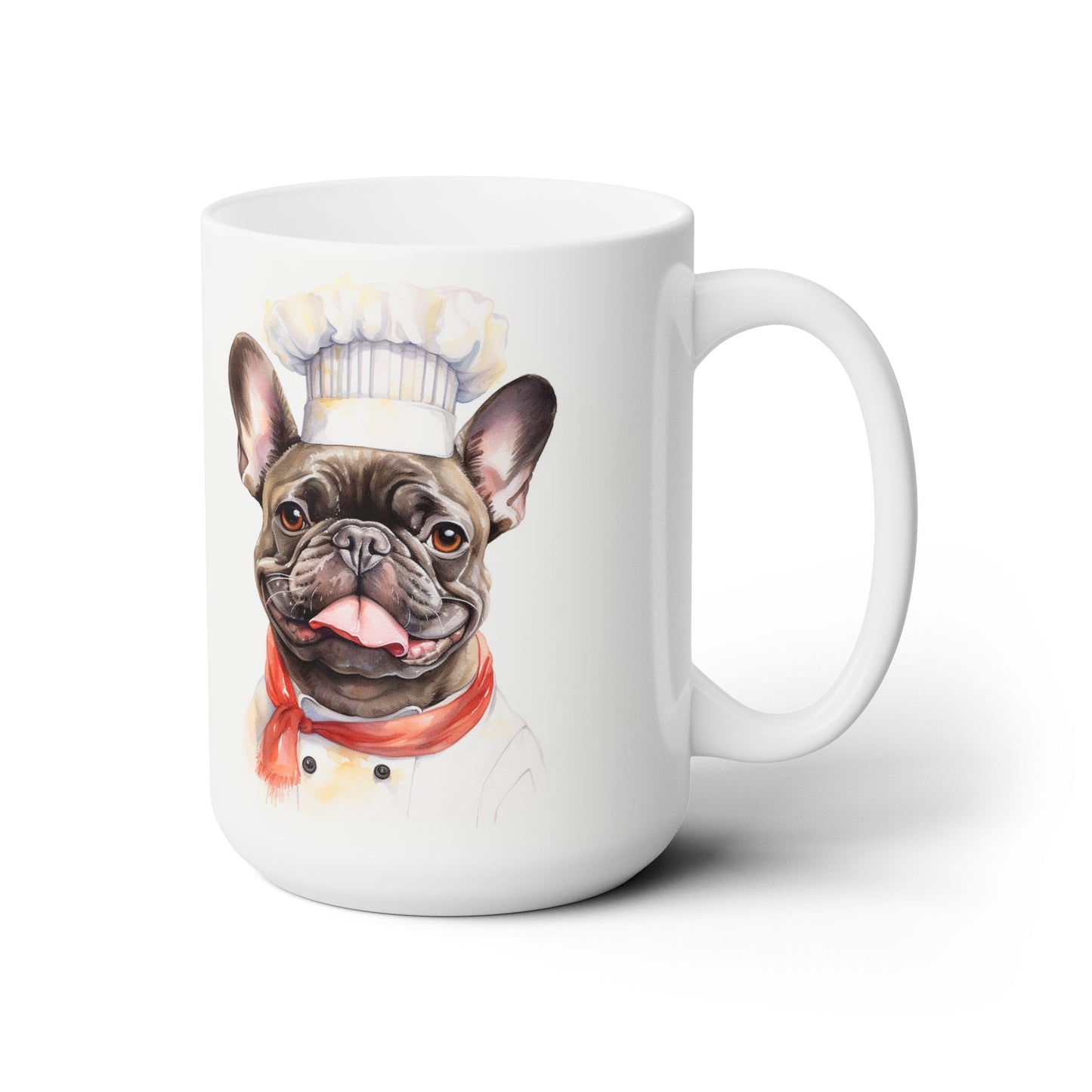 Frenchie Chef Coffee Mug – Cute Gift for Bulldog Lovers